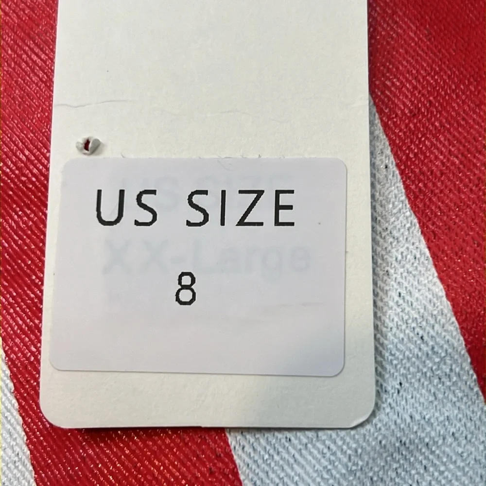 Women’s Distressed Shorts Denim‎ Cut Off USA Flag Accent ‘Merica Stars Stripes 8